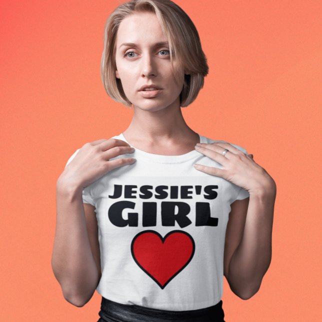 CAMISETA CAMISAS-T DA GAROTA DE JESSIE DE 1980 (Criador carregado)