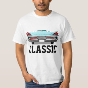 CAMISETA CAMISAS-T DE HOMENS DO CLÁSSICO CAR 1950