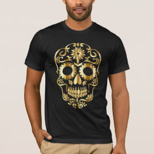 CAMISETA CAMISAS-T DOURADAS DE CHUMBO DE AÇÚCAR