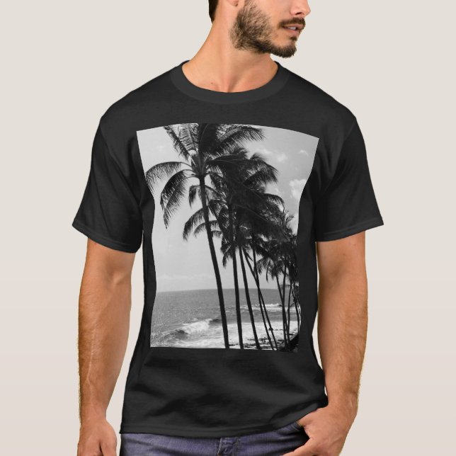 Camiseta Camiseiros de Palma Brancos e Pretos, de uso mascu (Frente)