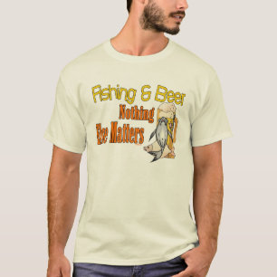 Camiseta Camiseiros de pesca e de cervejas