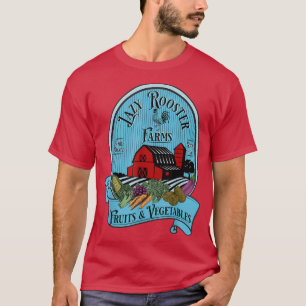 Camiseta Camiseiros Fazendas da família de galos preguiçoso
