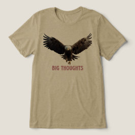 Camiseta "Camiseta Águia Careca Nascida Para Voar | Sinta-s