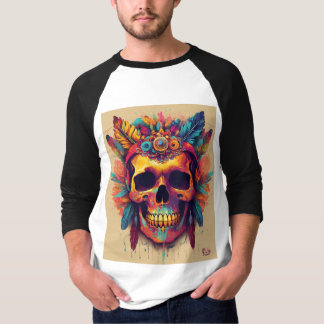 Camiseta Camiseta-ajustado regular de homens-cabeça