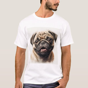 Camiseta Camiseta-amante de cachorro-pud