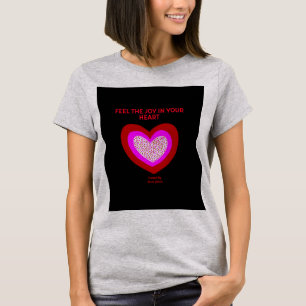 Camiseta Camiseta-base de aço-base, de uso feminino, alegre