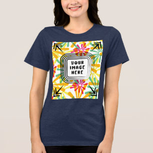 Camiseta Camiseta-blenda-Canvas-blenda-blend feminino