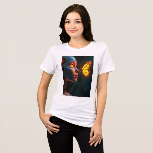 Camiseta Camiseta-borboleta feminina