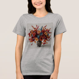 Camiseta Camiseta-Buquê de outono feminino