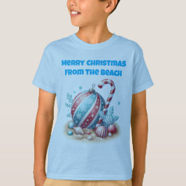 Camiseta Camiseta-Camisas de Natal Tropicais para a Família