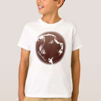 Camiseta-Camiseta de cão do Cachorro da Terra Nova