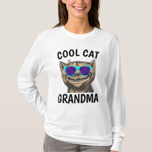 Camiseta Camiseta-camiseta de CAT GRANDMA LEGAL
