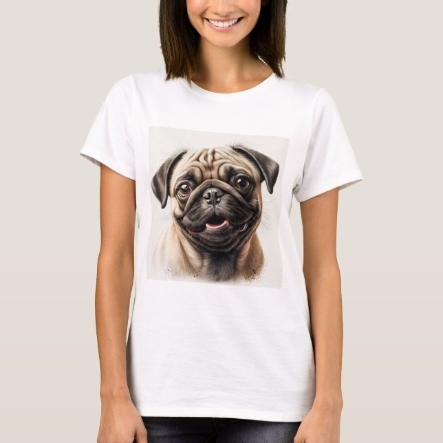 Camiseta Camiseta-camiseta-mãe-cão-amante-cão-camisa-bosta (Frente)
