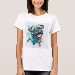 Camiseta Camiseta-camiseta-mãe-cão-amante-cão-camisa-bosta