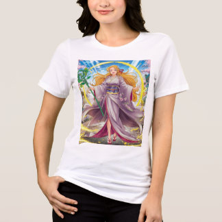 Camiseta Camiseta-Canvas confortável para mulheres