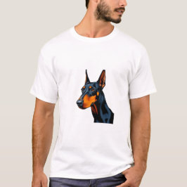 Camiseta Camiseta-cão Doberman Pinscher