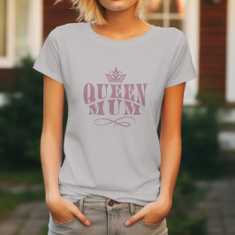 Camiseta Camiseta-coroa-do-dia da Mãe da Rainha