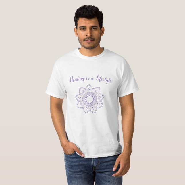 Camiseta Camiseta, cura é um estilo de vida (Frente Completa)