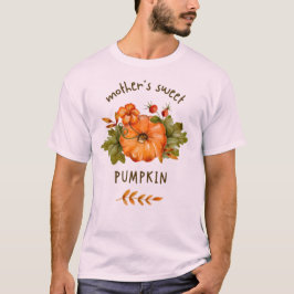 Camiseta Camiseta-de-abóbora-doce-mãe