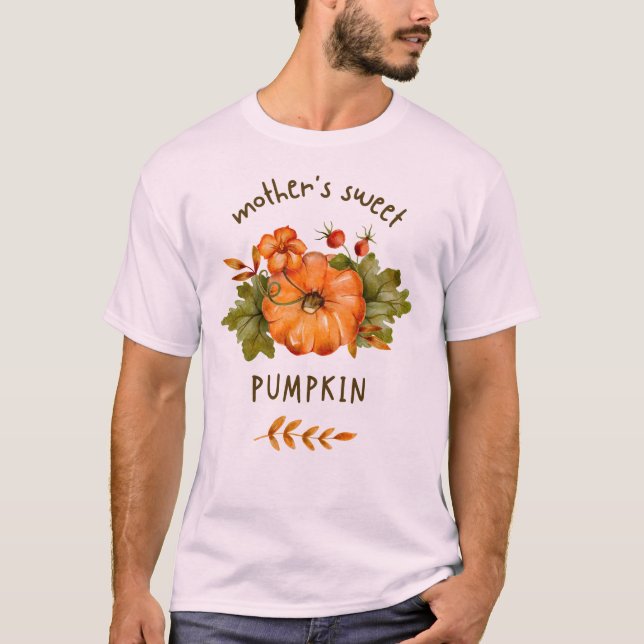 Camiseta Camiseta-de-abóbora-doce-mãe (Frente)