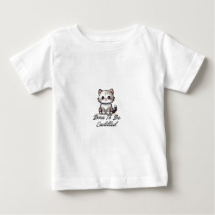 Camiseta "Camiseta de Bebê Gatinho Fofo para Abraçar"