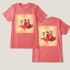 Camiseta Camiseta-de-camisa-de-camisa-de-dança feminina