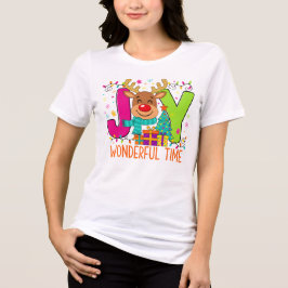 Camiseta "Camiseta de Natal JOYful Reindeer"