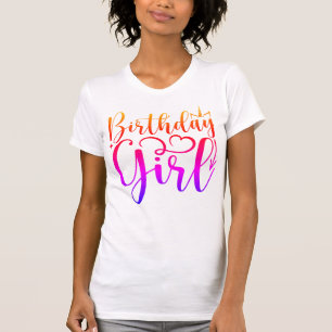 Camiseta Camiseta-de-senhora de aniversário