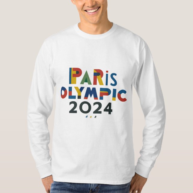 Camiseta Camiseta-design de 2024 em Paris (Frente)