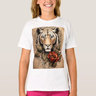 Camiseta Camiseta-Design de-Tatuagem Tradicional Americana