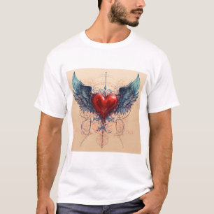 Camiseta Camiseta-Design de-Tatuagem Tradicional Americana