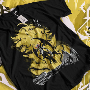 Camiseta 👑⚔️Camiseta do Herói Demoníaco – Edição da Lâmina
