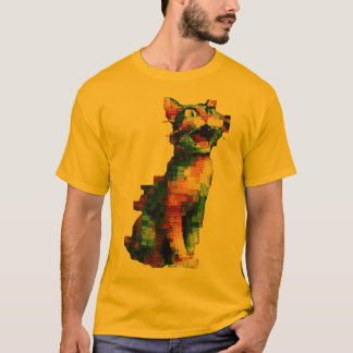 Camiseta `Camiseta do Tigre Geométrico`