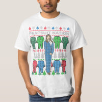 Camiseta-doce de-fantasia masculina Ugly Xmas