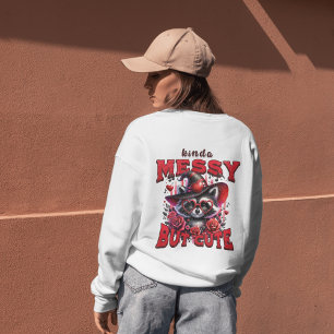 Camiseta Camiseta-doce engraçada e divertida da Raccoon