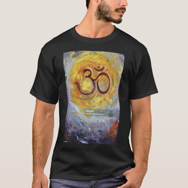 Camiseta "Camiseta Espiritual Design de Om Moderno" (Frente)