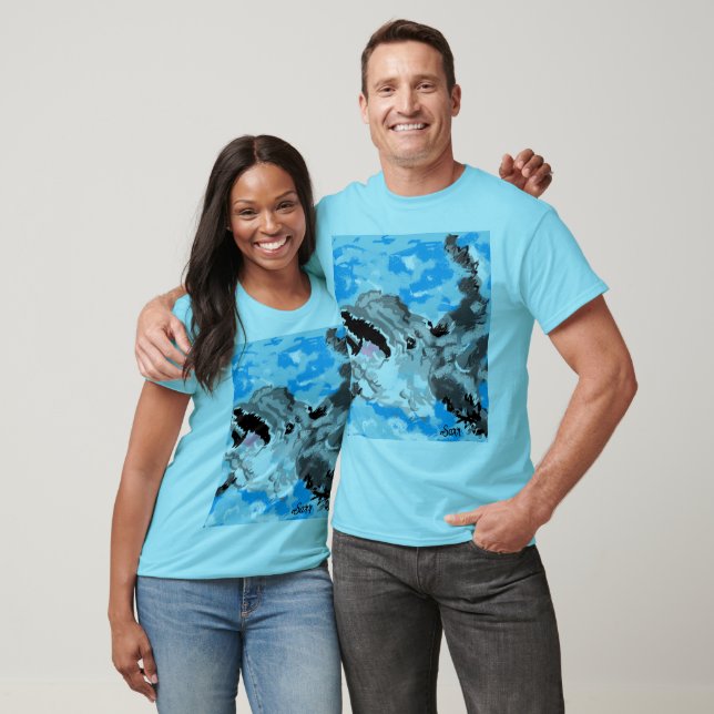 Camiseta Camiseta: Golfinho em jogo (Unissex)