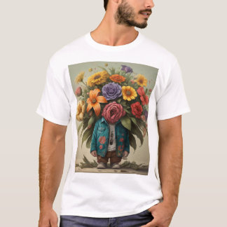 Camiseta Camiseta-homem-flores