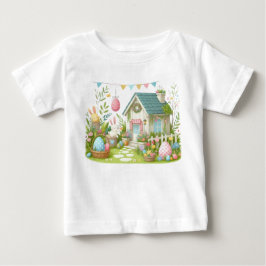 Camiseta “Camiseta Infantil Coelho de Páscoa de Primavera”