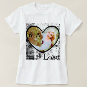 Camiseta Camiseta, Inserção de Foto em Formato de Coração