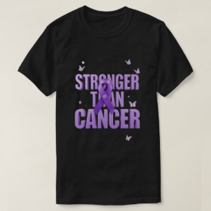 Camiseta *Camiseta Inspiradora Mais Forte que o Câncer – Es