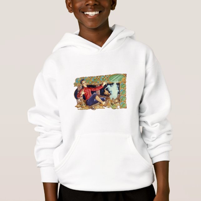 Camiseta Camiseta-lâmpada de Aladdin (Frente)