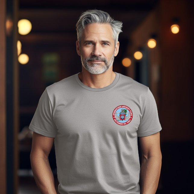 Camiseta Camiseta-luz OUF Grenada Raider 82ª ABN (Criador carregado)