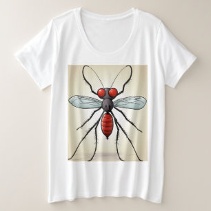Camiseta "Camiseta Mosquito de Cartoon Mau - Lança o Buzz