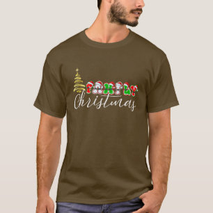 Camiseta Camiseta: Natal em Família (marrom)