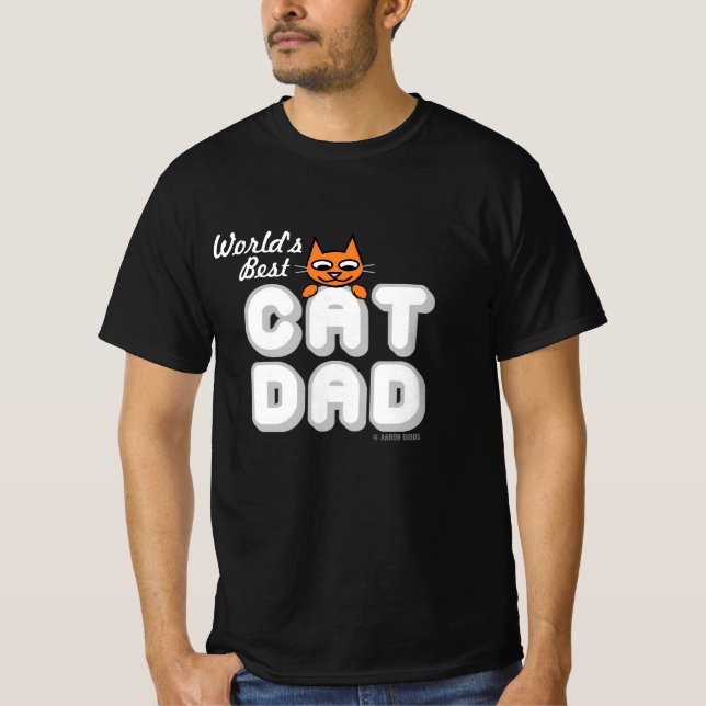 Camiseta Camiseta-Pai-gato masculina (Frente)