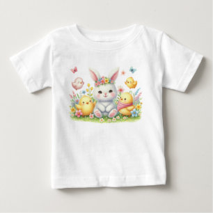 Camiseta Camiseta-Pastel Infantil de Primavera