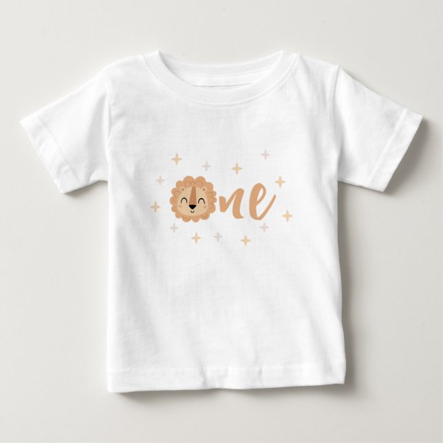 Camiseta Camiseta-presente de primeiro aniversario de bebez (Frente)