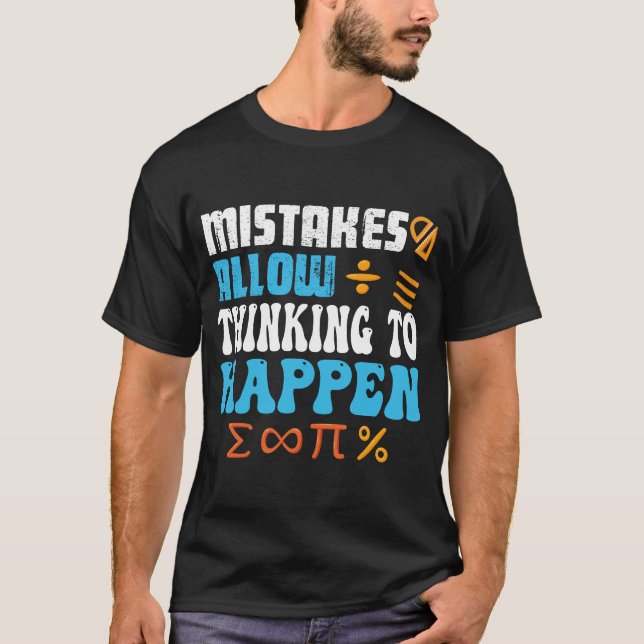 Camiseta Camiseta-presente engraçada de professor de matemá (Frente)
