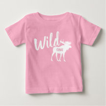 Camiseta-primeiro aniversario Selvagem de Uma Luz